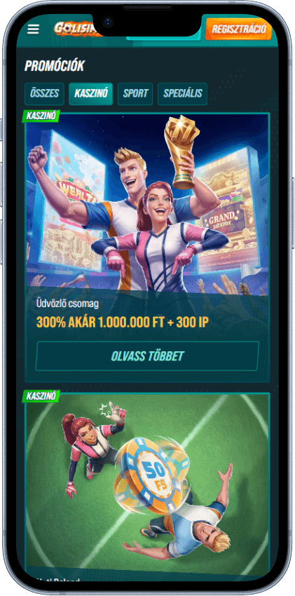 Golisimo Casino Bónuszok